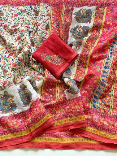 Vastrangan floral digital print best wholesale saree shops in surat